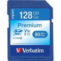 Verbatim® Premium SDXC Card Class 10 128GB