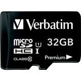 Verbatim® microSDHC Cards with Adaptor 32GB