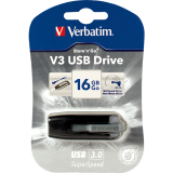 Verbatim® Store 'n' Go® V3 USB 3.0 Drive 16GB Grey