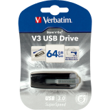 Verbatim® Store 'n' Go® V3 USB 3.0 Drive 64GB Grey