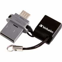 Verbatim® Store 'n' Go Dual USB Drives for On-The-Go Devices 16GB