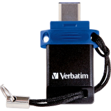 Verbatim® Store 'n' Go Dual USB-C (w/ USB-A Adaptor) 2.0 Drive 64GB