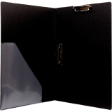VLB Duraply® Stay Clean Folding Clipboard 11" x 17" Black