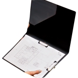 VLB Duraply® Stay Clean Folding Clipboard 11" x 17" Black