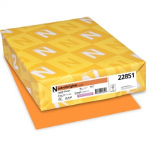 Astrobrights® 65lb Cardstock 8-1/2" x 11" Cosmic Orange 250/pkg