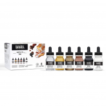 Liquitex Acrylic Ink Iridescent 6x30ml Set