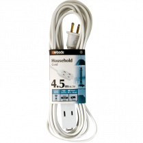 Woods® Indoor Extension Cord 4.5 m/14.7 ft.