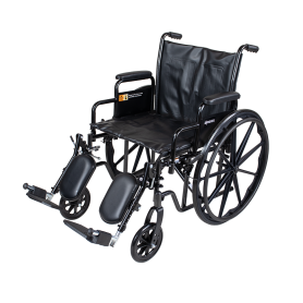 DynaRide S2 Wheelchair - 20" x 18" w/ Detach Full Arm ELR