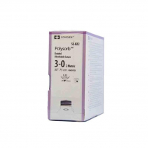 SUTURE POLYSORB 3/0 75CM (SL822)      BOX/36