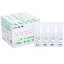 SODIUM CHLORIDE BRAUN 0.9% 10ML AMPS (3521340) BX/20