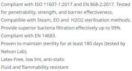 SAFESEAL STERI WRAP SINGLE 60CM (450600) CTN/250