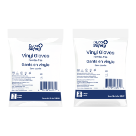 Vinyl Exam Gloves In A Bag