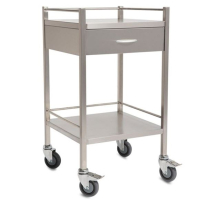 TROLLEY PREMIUM S/S 1 DRAWER 49X49X90CM (GD0840)