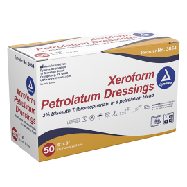 Xeroform Petrolatum Gauze Dressing