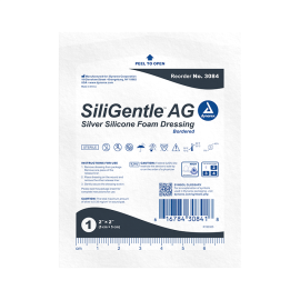 SiliGentleAG - Silicone Bordered Foam Dressing