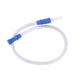 Suction Connecting Tubing w/ Male Connector, Non-Conductive,