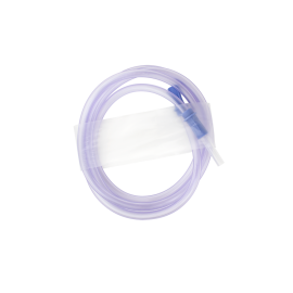 Suction Connecting Tubing w/ Male Connector, Non-Conductive,