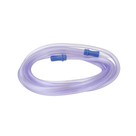 Suction Connecting Tubing w/ Male Connector, Non-Conductive,