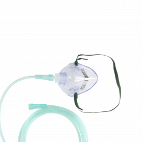O2 Medium-Concentration Standard Mask w/ 7' (2.1 m) tubi