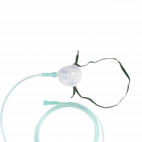 O2 Medium-Concentration Standard Mask w/ 7' (2.1 m) tubi