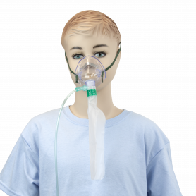 O2 High-Concentration Standard Mask w/ 7' (2.1 m) tubing