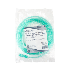 Nasal Oxygen Cannula Cushion Tip w/Advantage Ear Foam w/ 14'