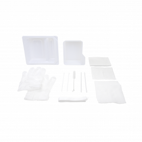 Tracheostomy Care Kit - w/ Removable Plastic Basin