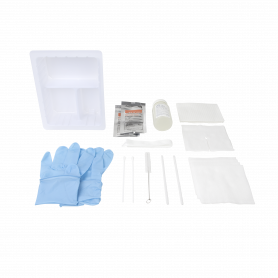 Tracheostomy Care Kit - Three Compartment Tray