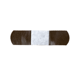 ColorFit Adhesive Fabric Bandages - Dark Brown