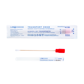 Transport Swab, Wooden Shaft,  Cotton Tip, Sterile