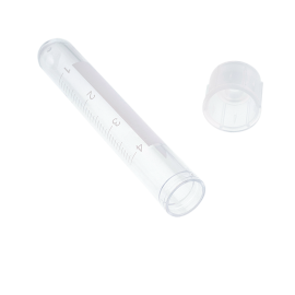 Culture Tube w/Dual Position Cap w/Graduated Markings, PS