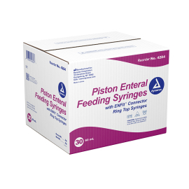 Piston Irrigation Syringe with Enteral Feeding ENFIT Conn.