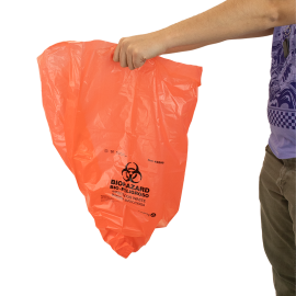 Biohazard Bags with Ties,  24" x 25.6"
