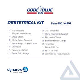 Obstetrical Kit, Bagged