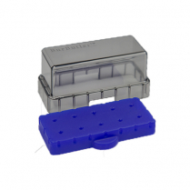 Bur Butler Blue Bur Block with Lid  (Holds 10)