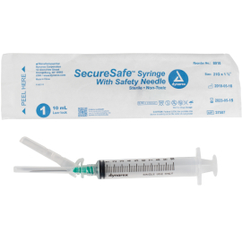 SecureSafe Syringe with Safety Needle