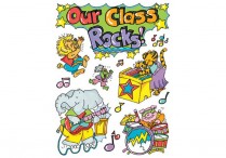 OUR CLASS ROCKS WINDOW CLINGS