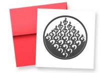 CLEFT C Notecards & Envelopes
