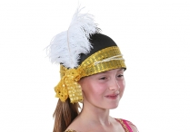 SEQUINED FLAPPER HAT