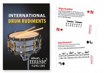 DRUM RUDIMENTS PLAYING CARDS