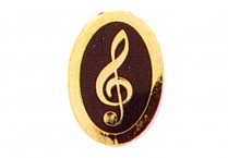 OVAL G-CLEF TACK PIN