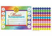 MUSIC ACHIEVEMENT CERTIFICATES & SEALS