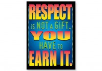 RESPECT IS NOT A GIFT Poster