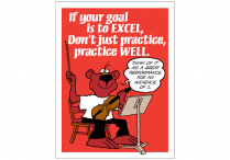 IF YOUR GOAL IS TO EXCEL Poster