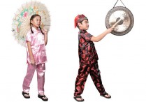 CHINESE BOY & GIRL OUTFITS SET