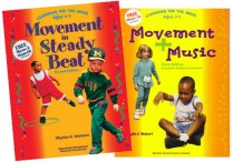 MOVEMENT IN STEADY BEAT and MOVEMENT + MUSIC  Books/CDs Set