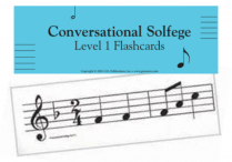 CONVERSATIONAL SOLFEGE - Level 1 Flashcards