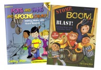 POTS AND PANS & STOMP, BOOM BLAST Books Set