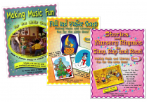 MAKING MUSIC FUN FOR THE LITTLE ONES!  Vol. 1-3  Activity Books & CDs