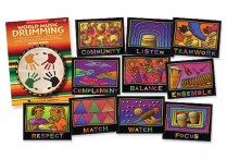 WORLD MUSIC DRUMMING Book/DVD-Rom & WORD POWER Posters